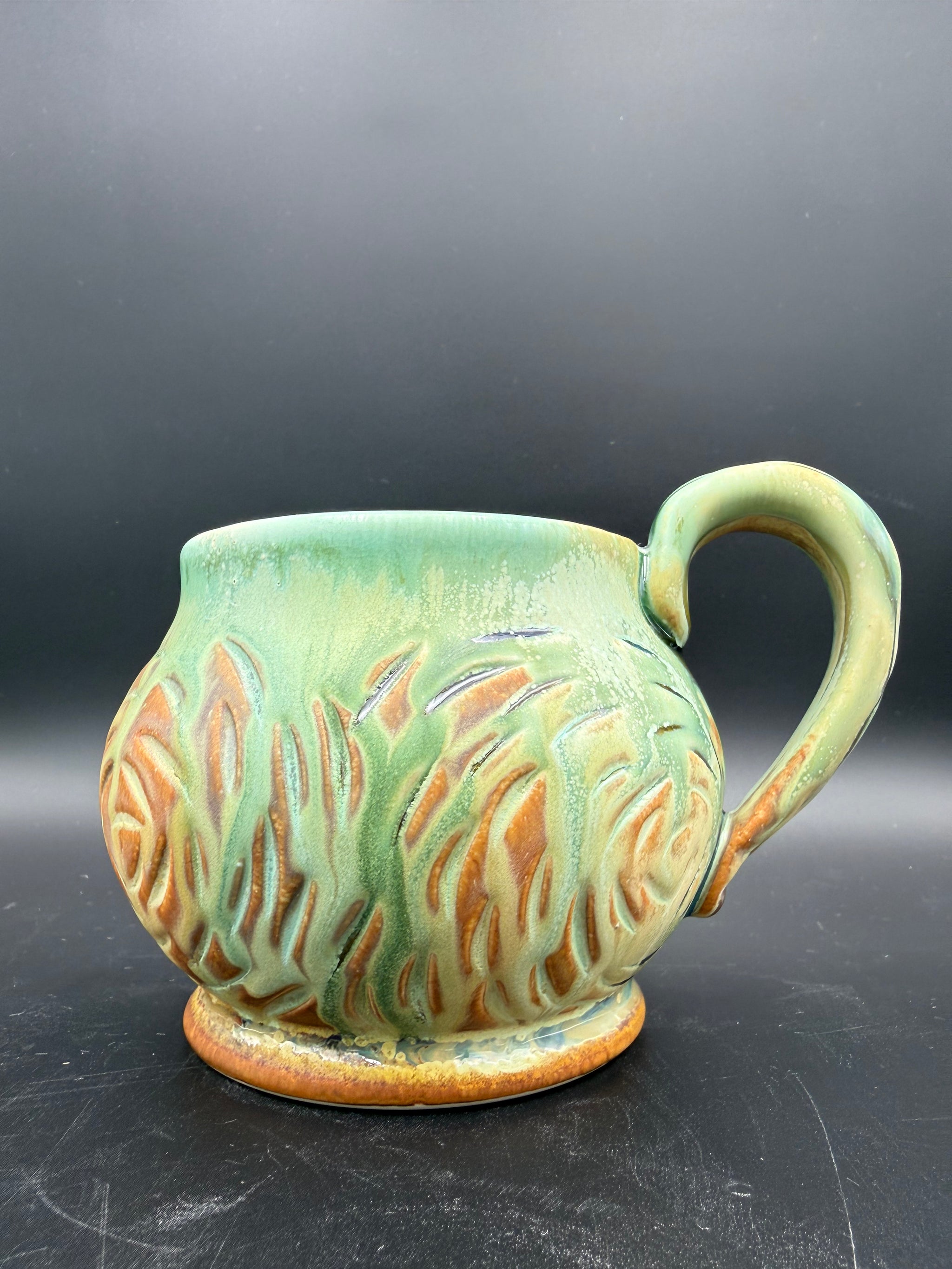 Porcelain Mug with Micro Crystals decorations, by: Tata