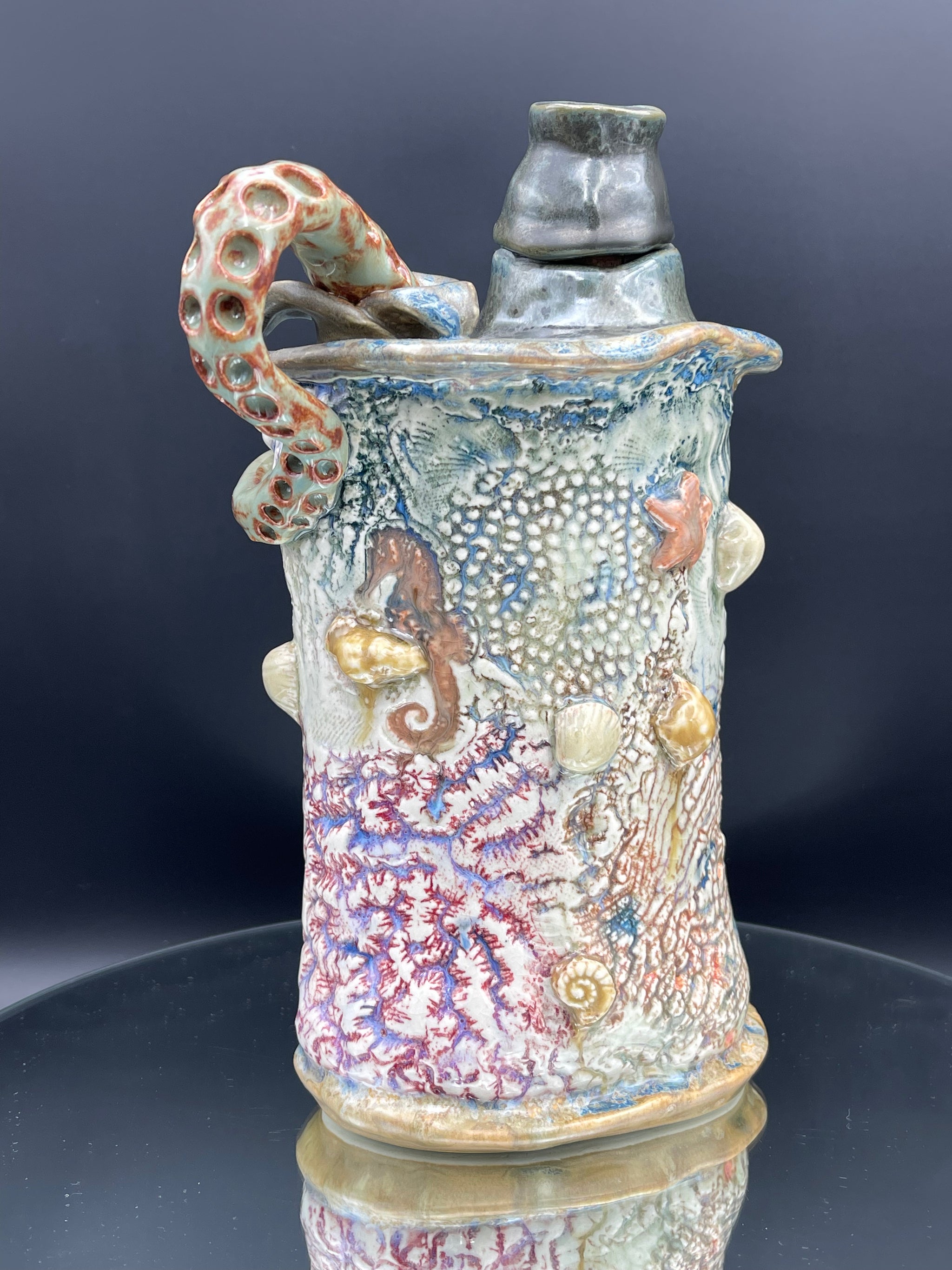 "SOLD OUT" Collectors' Corner Collection, PIRATE'S TREASURE, Whiskey/Rum Bottle by Tata